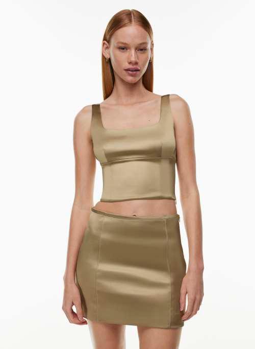 shine satin bustier Product Image