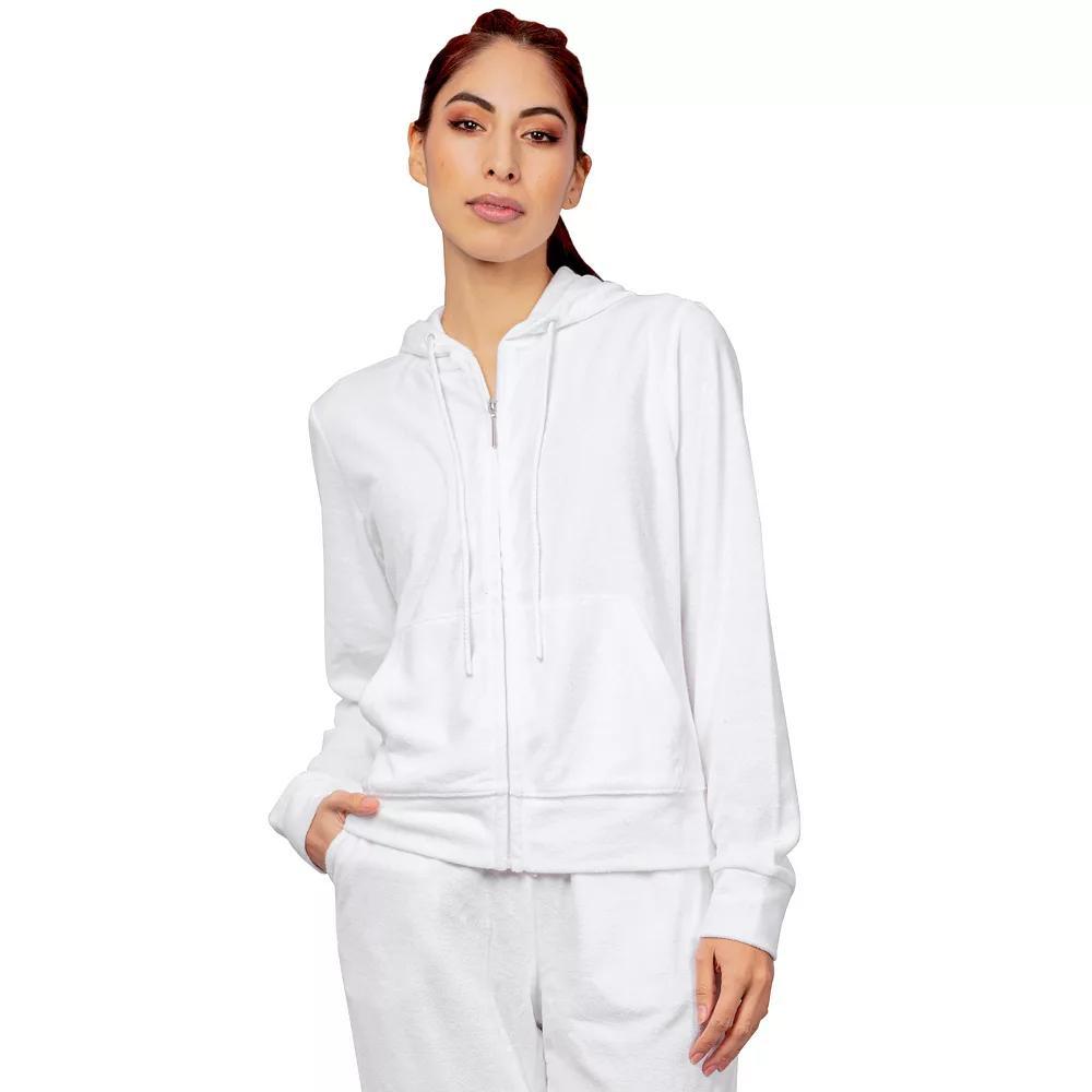 Women's Jordan Taylor French Terry Hoodie, Size: XL, White Product Image