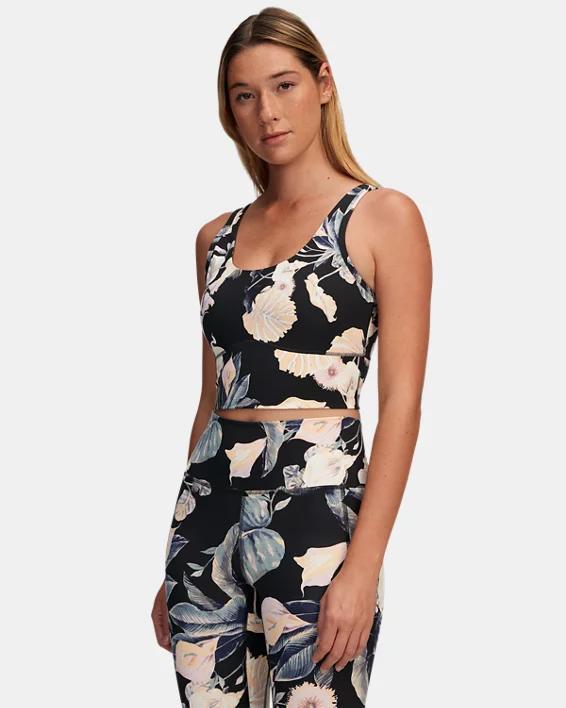 UA Meridian Fitted Printed Womens Crop Tank Product Image