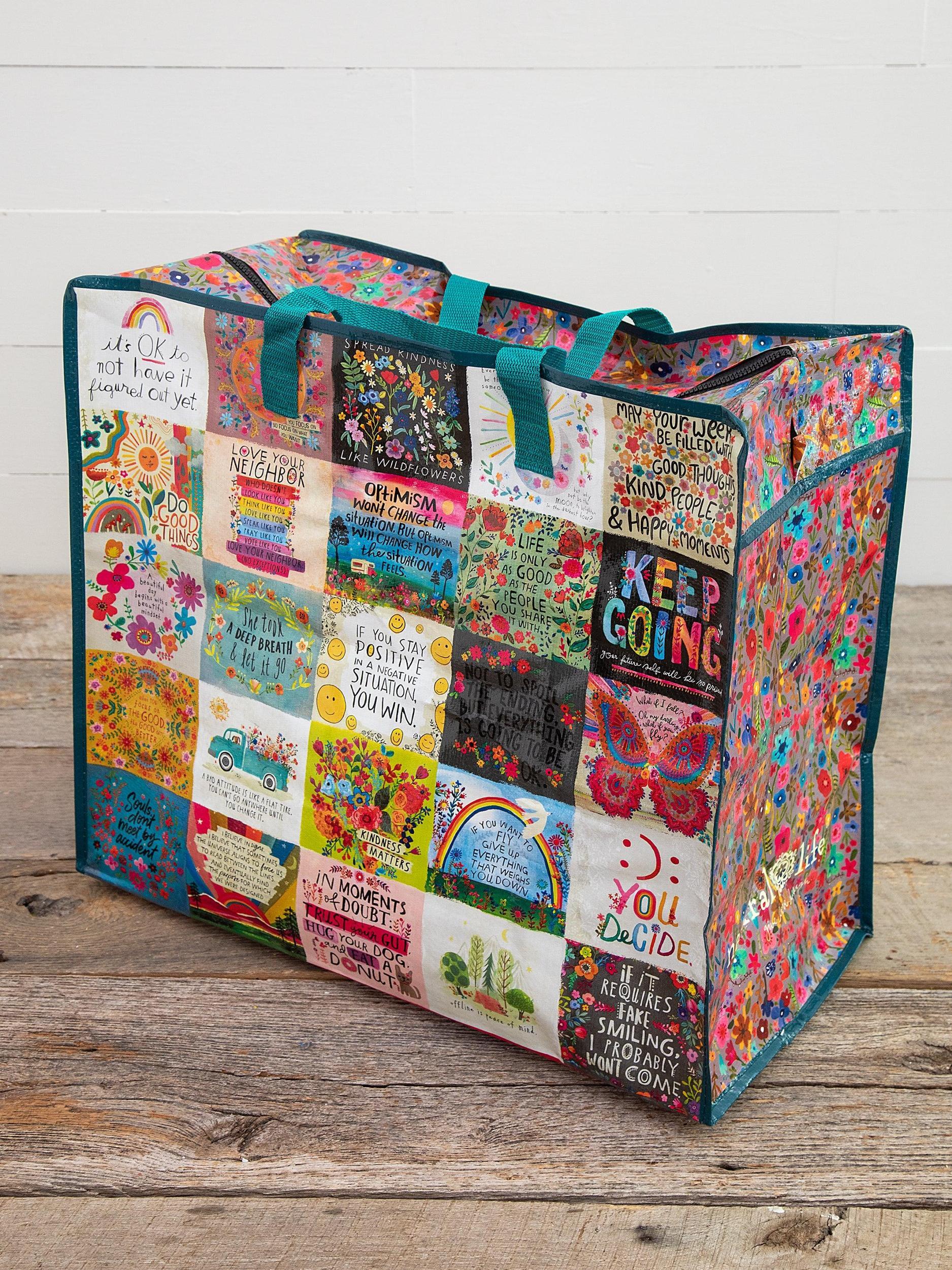 Jumbo Zippered Tote Bag - Chirps Product Image