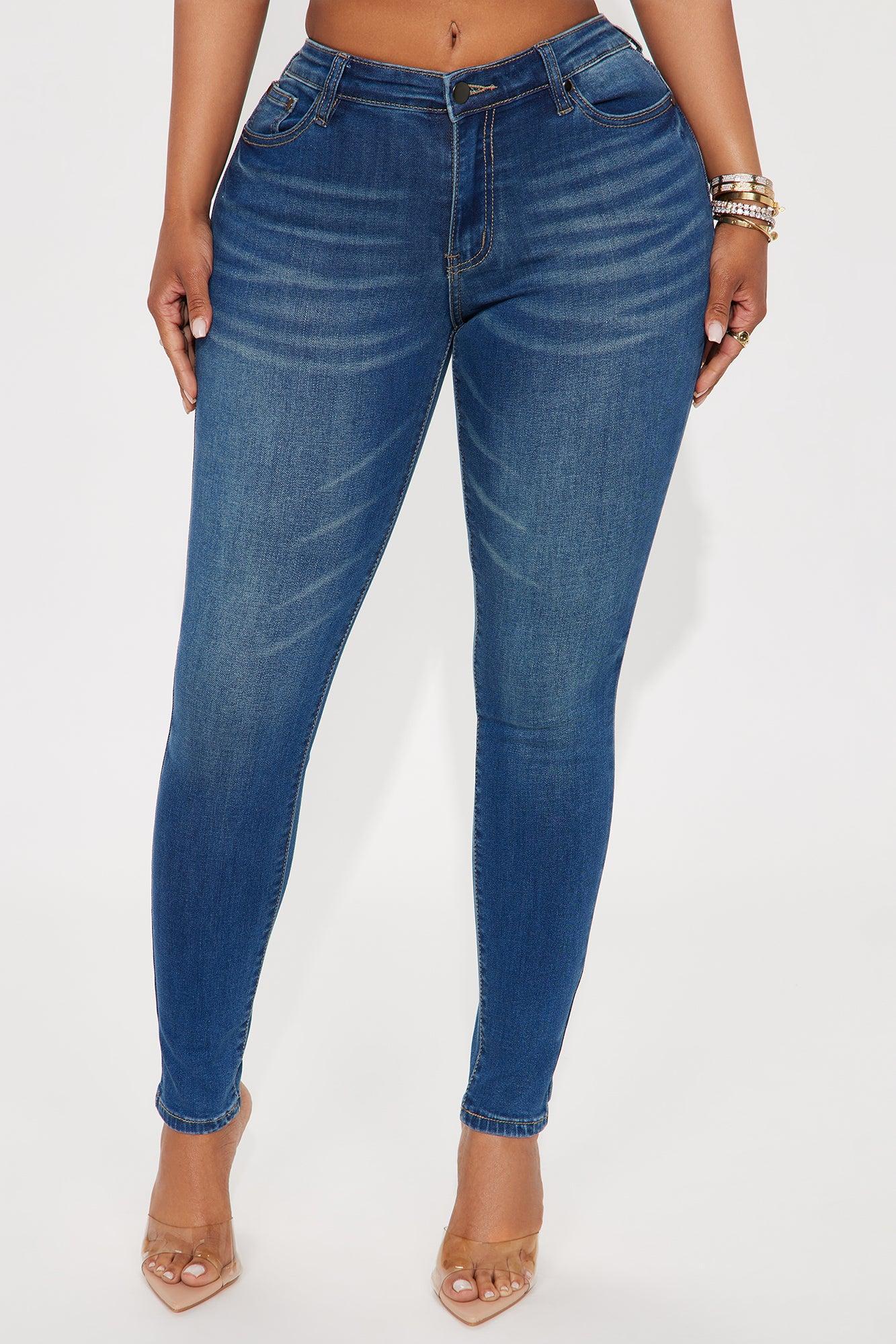 Unforgettable Fit Mid Rise Skinny Jeans - Vintage Wash Product Image