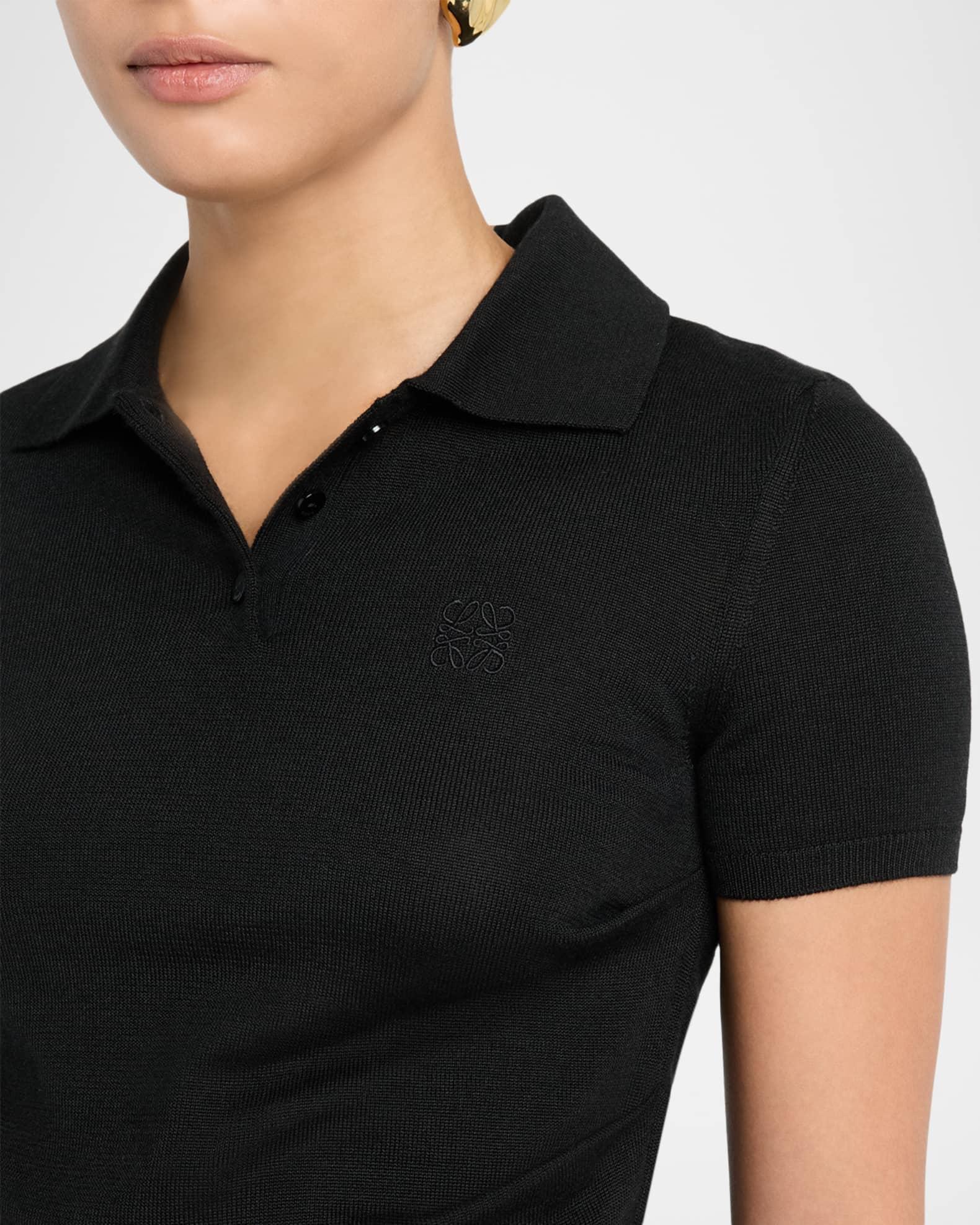 Cashmere-Blend Polo Sweater Product Image