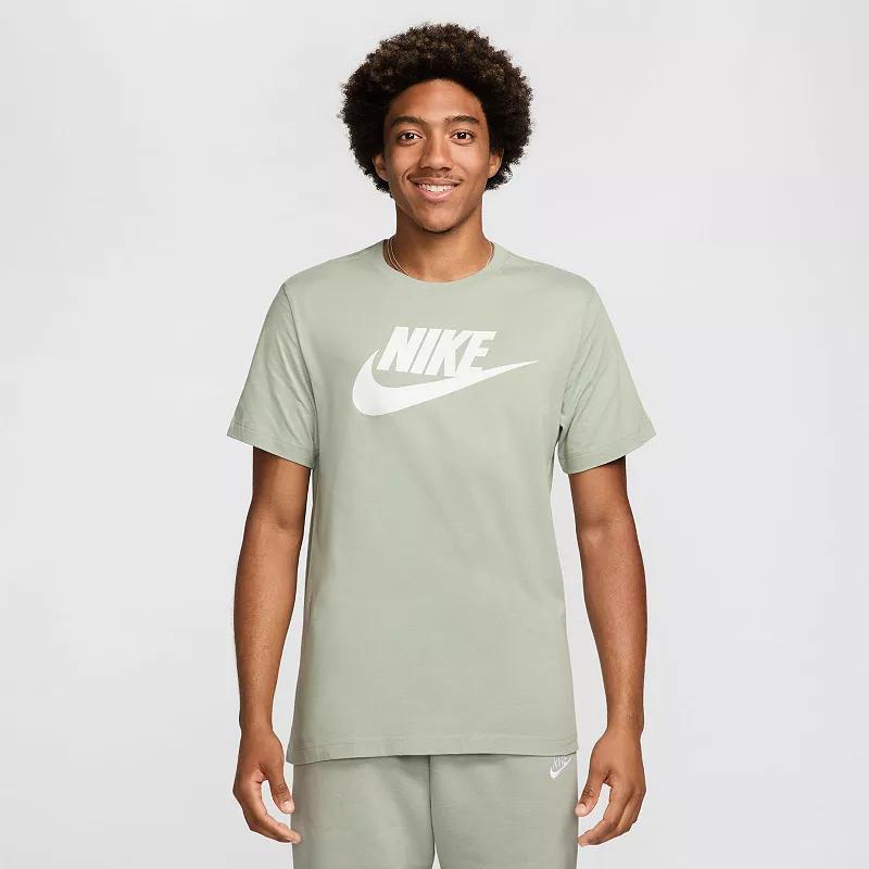 Men's Nike Icon Futura Tee, Size: Medium, Green Horizon Product Image