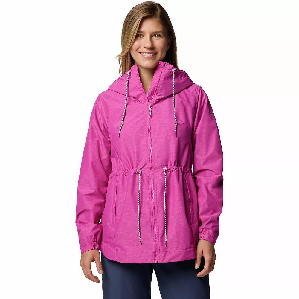 Women's Columbia Lillian Ridge II Rain Jacket, Size: XL, Black Product Image