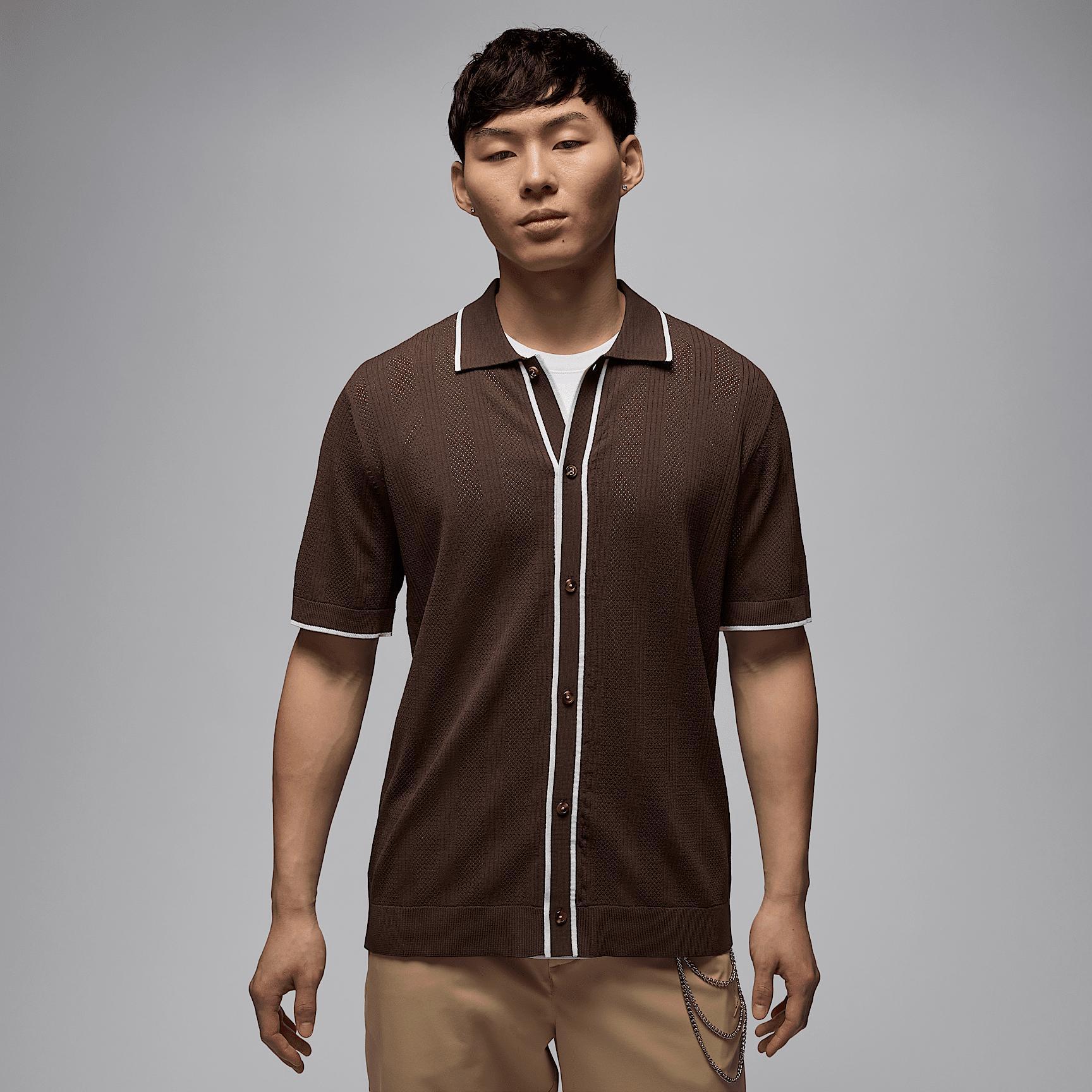 Jordan Sport ​Men’s Knit Button-Down Golf Top Product Image