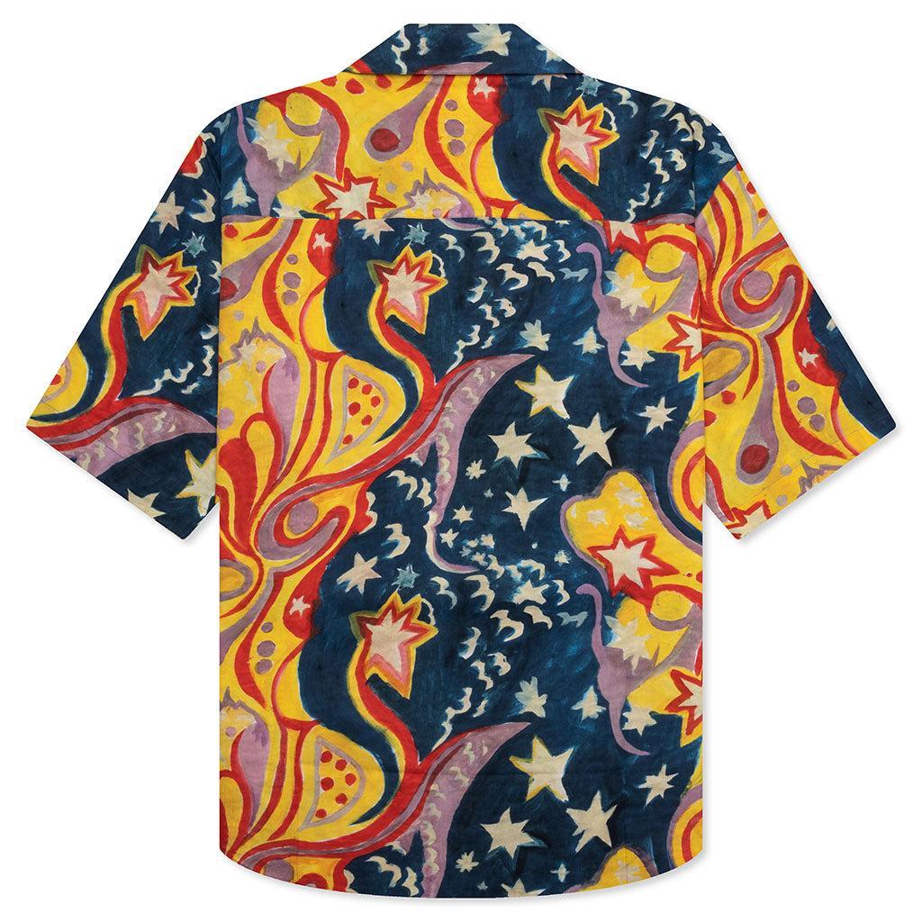Marni x No Vacancy Inn Poplin Bowling Shirt - Royal Male Product Image
