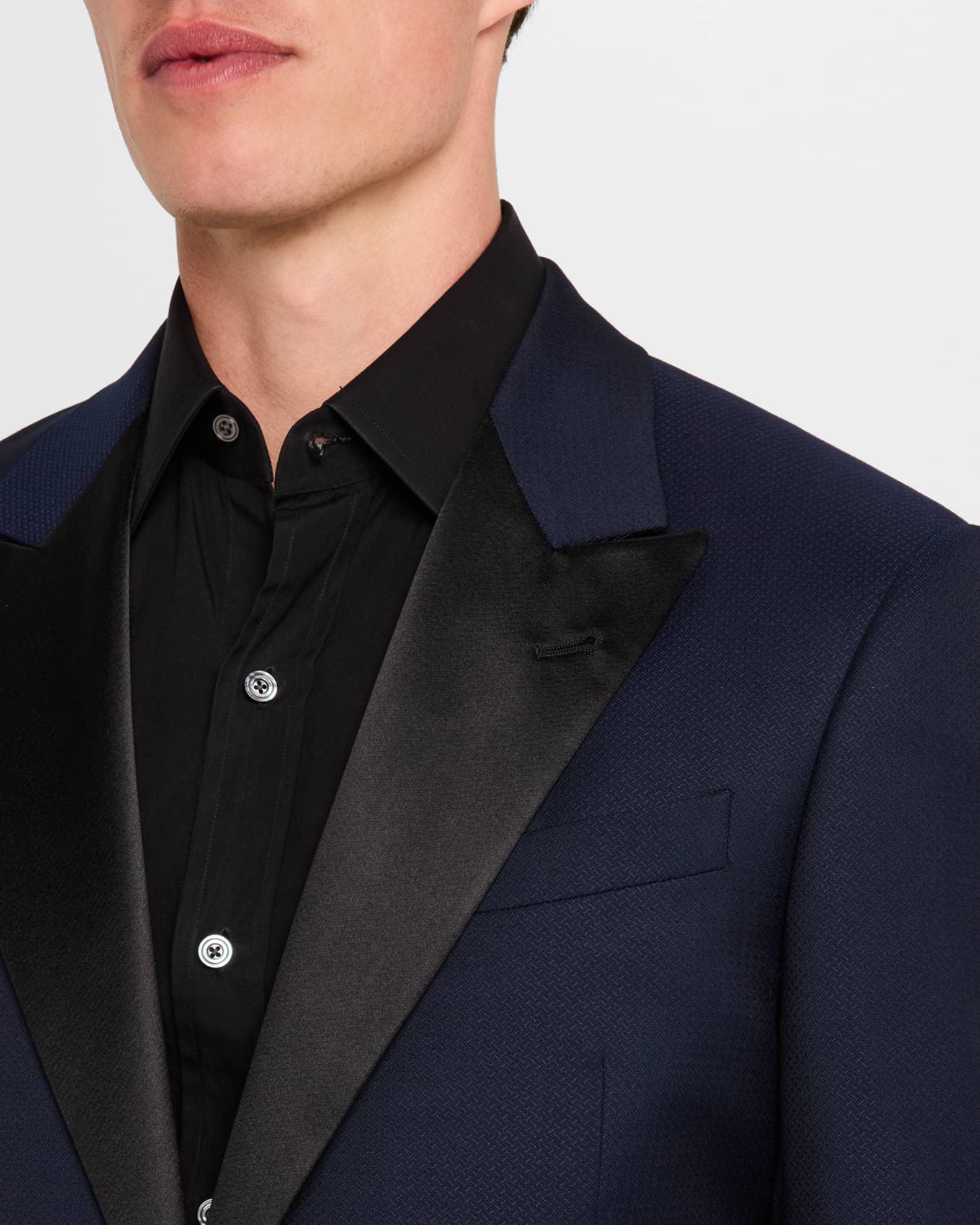 Men's Patterned Wool Peak Tuxedo Product Image
