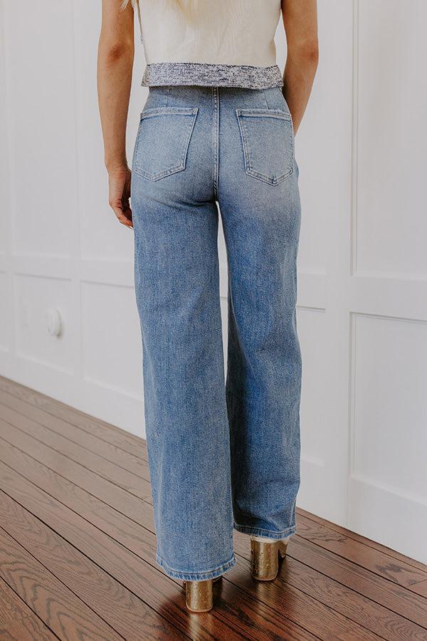 The Eva High Waist Wide Leg Jean Product Image