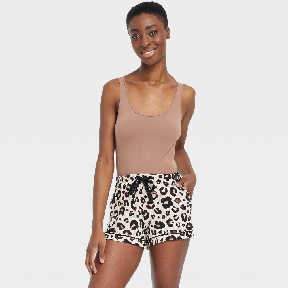 Women's Cotton Stretch Tank Bodysuit - Auden™ Brown Product Image
