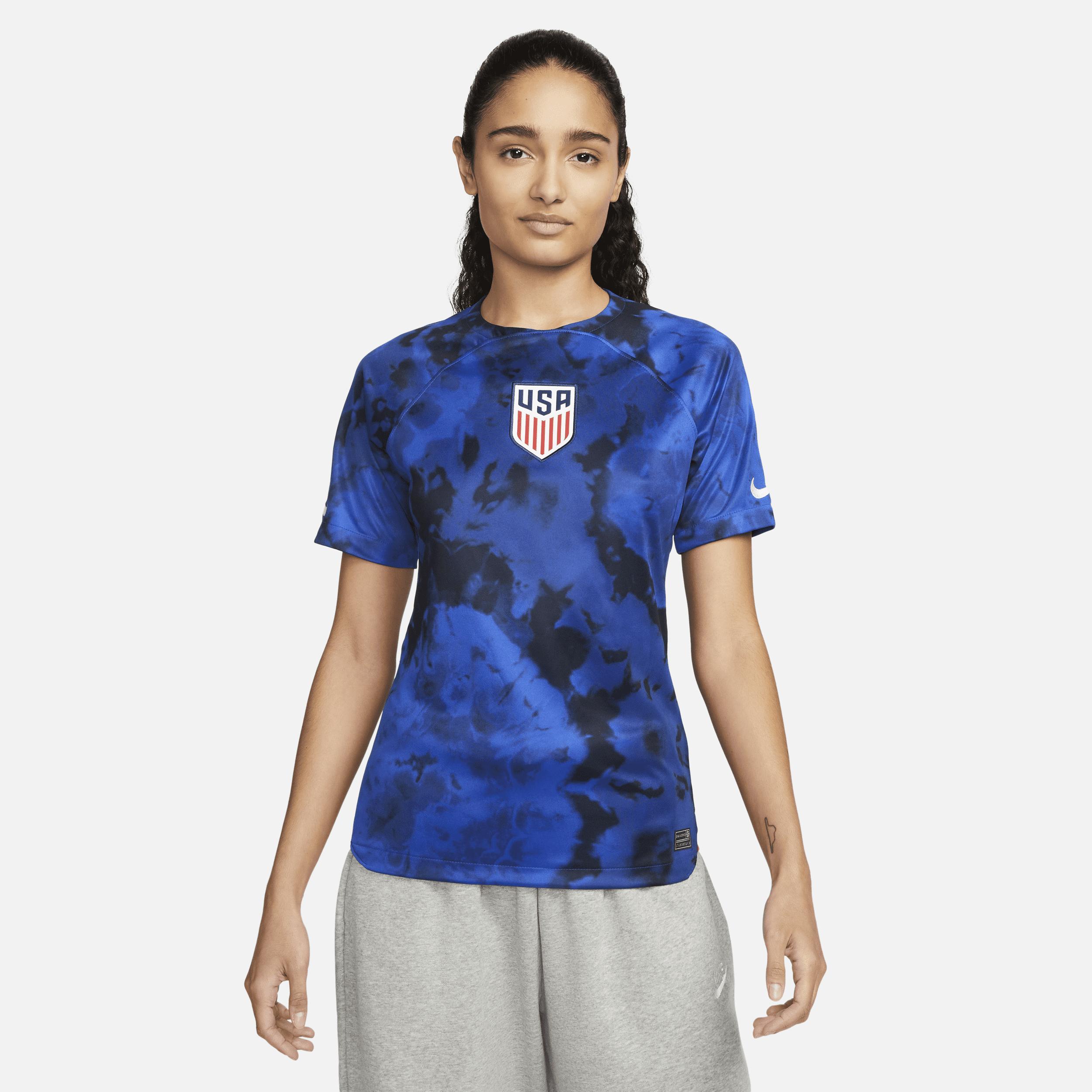 Womens Nike Blue Usmnt 2022/23 Away Breathe Stadium Replica Blank Jersey - Blue Product Image