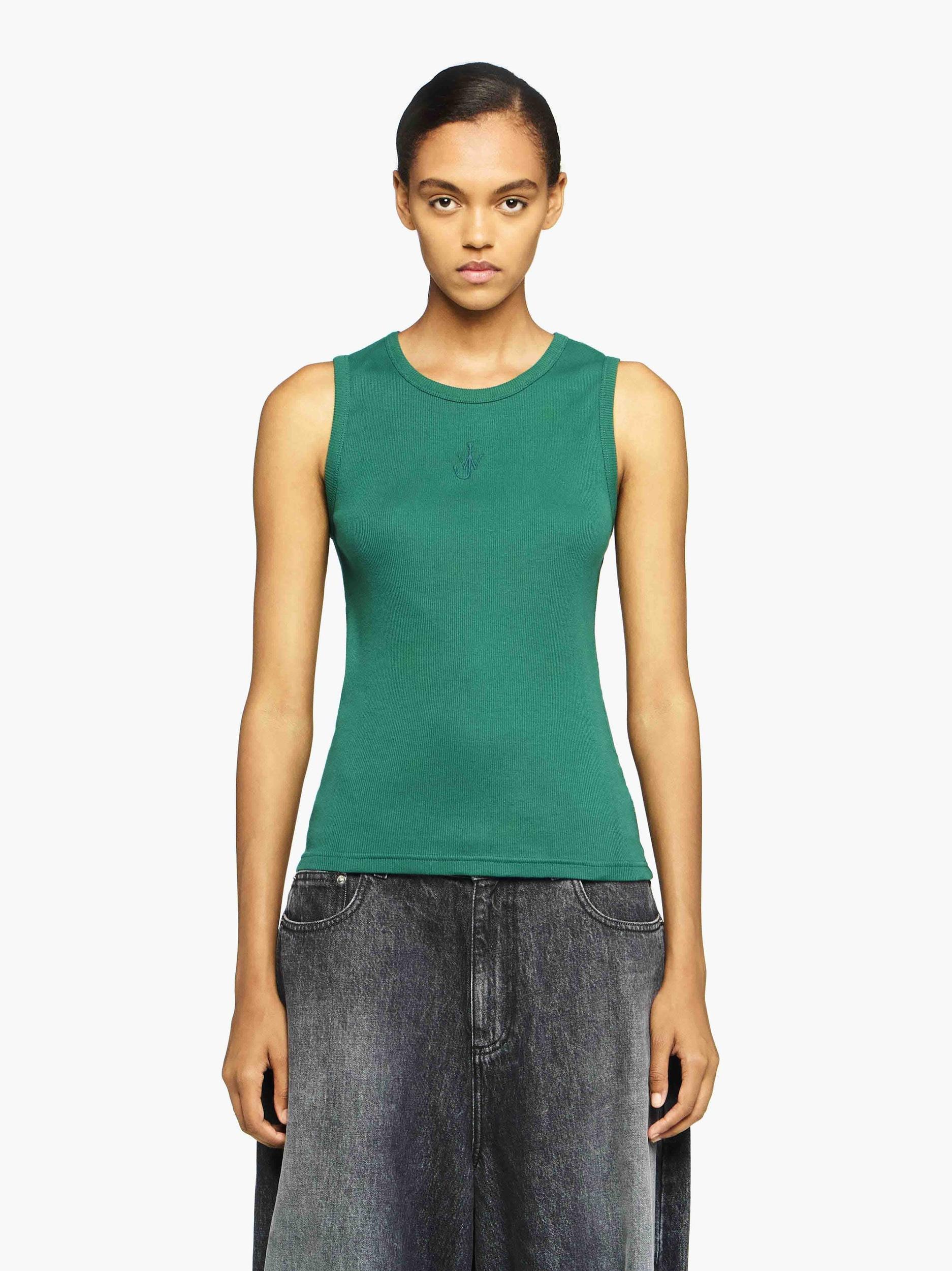 TANK TOP WITH ANCHOR EMBROIDERY Product Image