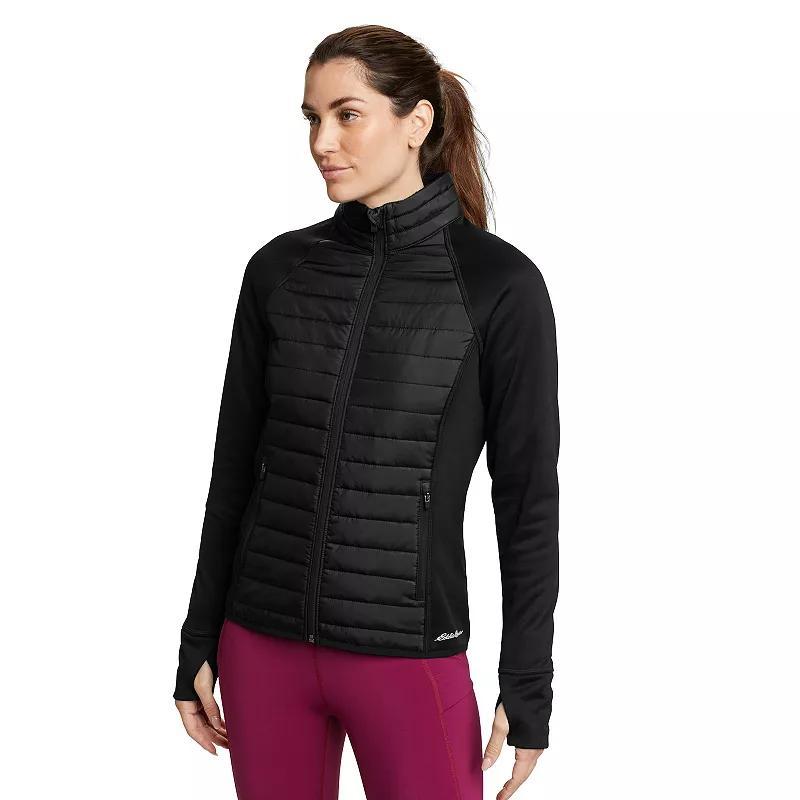 Women's Eddie Bauer Emberlite Hybrid Puffer Jacket, Size: Large, Black Product Image