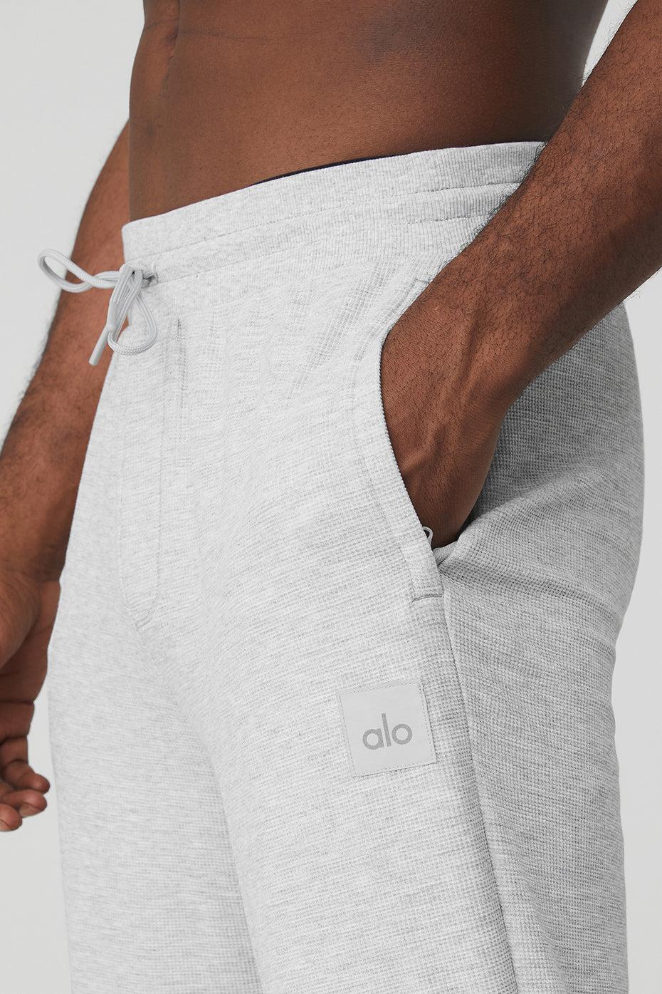 Micro Waffle Fast Break Sweatpant - Athletic Heather Grey Product Image