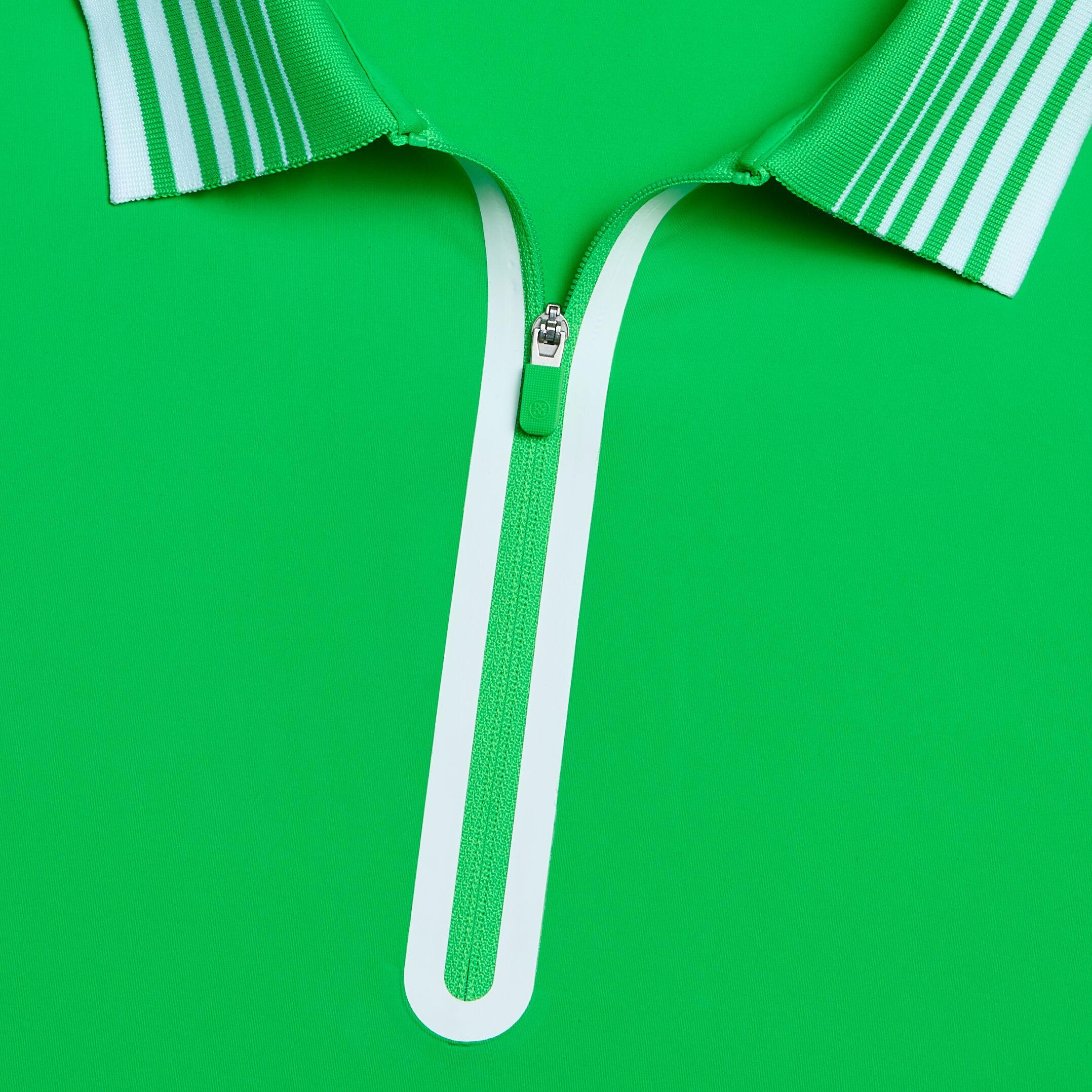 SILKY TECH NYLON QUARTER ZIP POLO Product Image