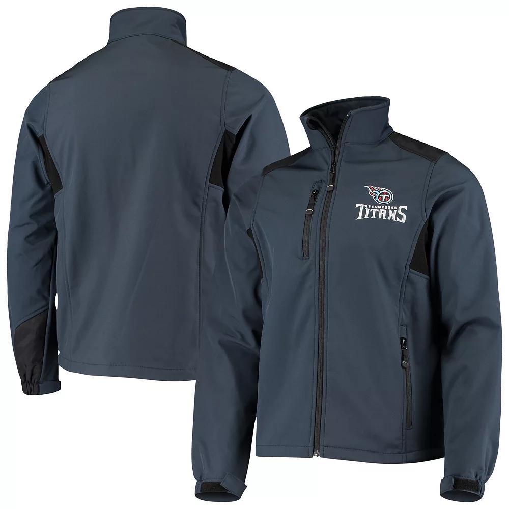Men's Dunbrooke Navy New England Patriots Circle Softshell Fleece Full-Zip Jacket, Size: 5XL, Blue Product Image