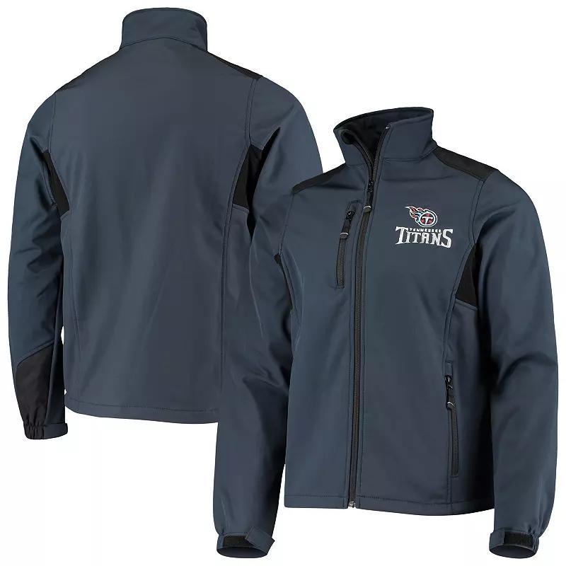 Men's Dunbrooke Navy New England Patriots Circle Softshell Fleece Full-Zip Jacket, Size: 5XL, Blue Product Image