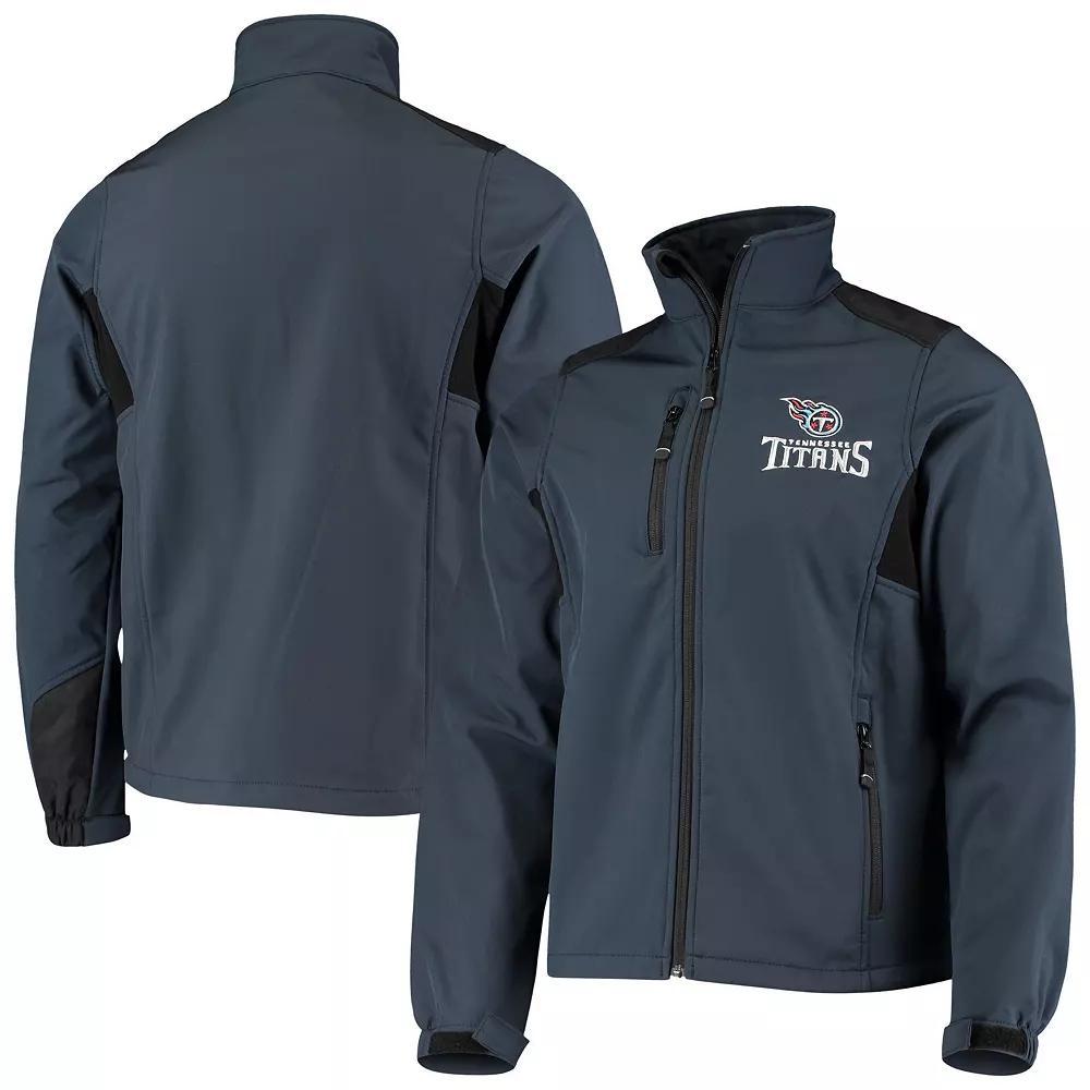 Men's Dunbrooke Navy New England Patriots Circle Softshell Fleece Full-Zip Jacket, Size: 5XL, Blue Product Image