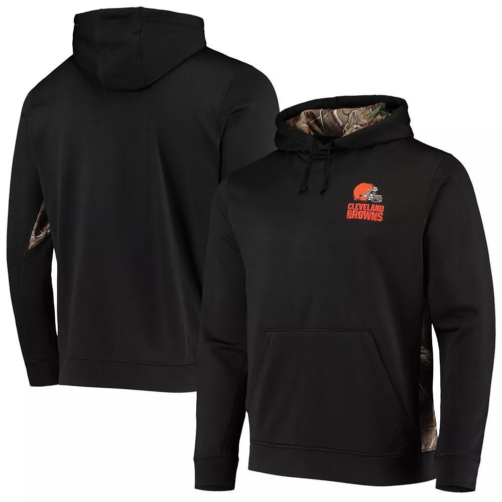 Men's Dunbrooke Black/Realtree Camo Cleveland Browns Logo Ranger Pullover Hoodie, Size: Medium Product Image