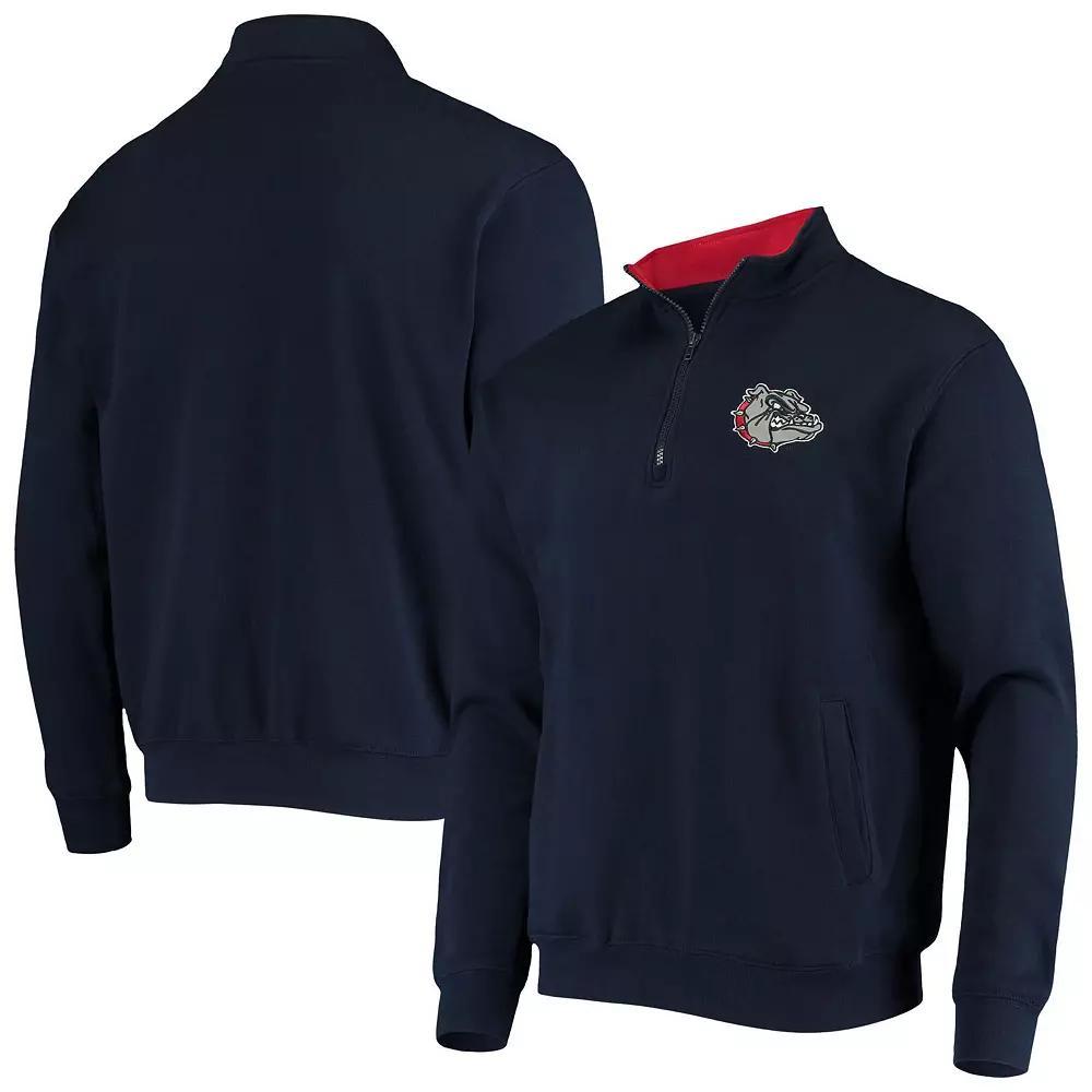 Men's Colosseum Navy Gonzaga Bulldogs Tortugas Logo Quarter-Zip Jacket, Size: Medium, Zag Blue Product Image