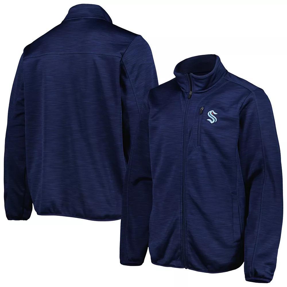 Men's G-III Sports by Carl Banks Deep Sea Blue Seattle Kraken Closer Transitional Full-Zip Jacket, Size: Small, Krk Blue Product Image