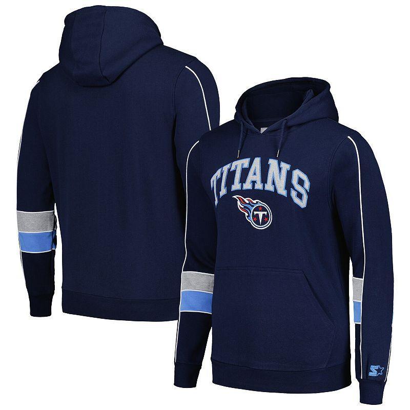 Men's Starter Royal Buffalo Bills Captain Pullover Hoodie, Size: 2XL, Blue Product Image