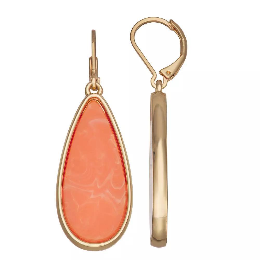 Nine West Teardrop Earrings, Womens, Orange Product Image