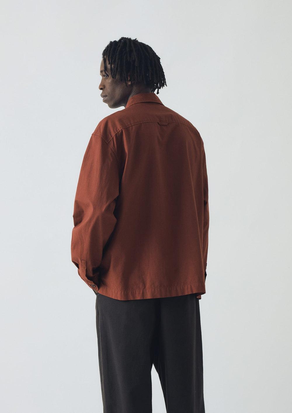 Garment Dyed Oxford Shirt | Cinnamon Product Image