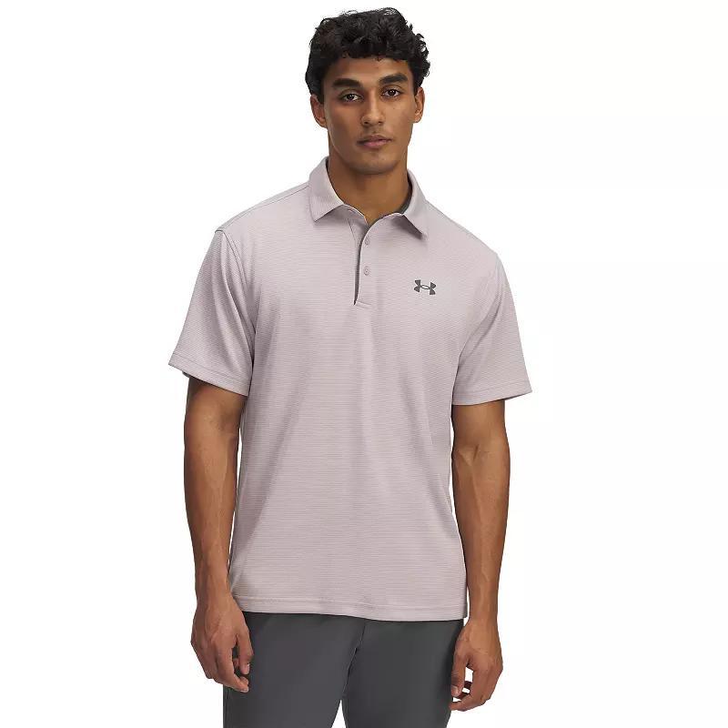 Men's Under Armour Tech Polo, Size: Small, Gray Dawn Product Image