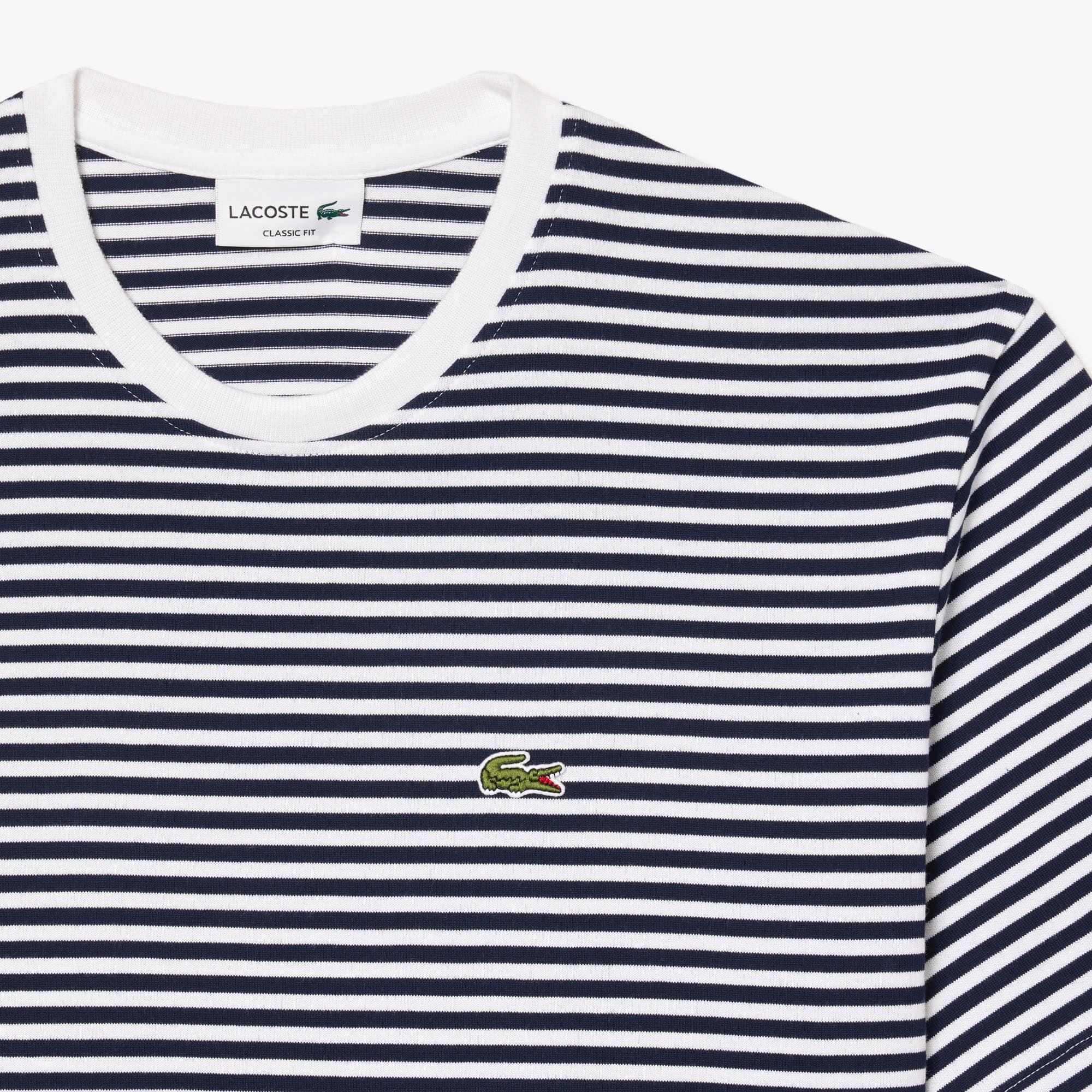 Men's Striped Heavy Cotton T-Shirt Product Image