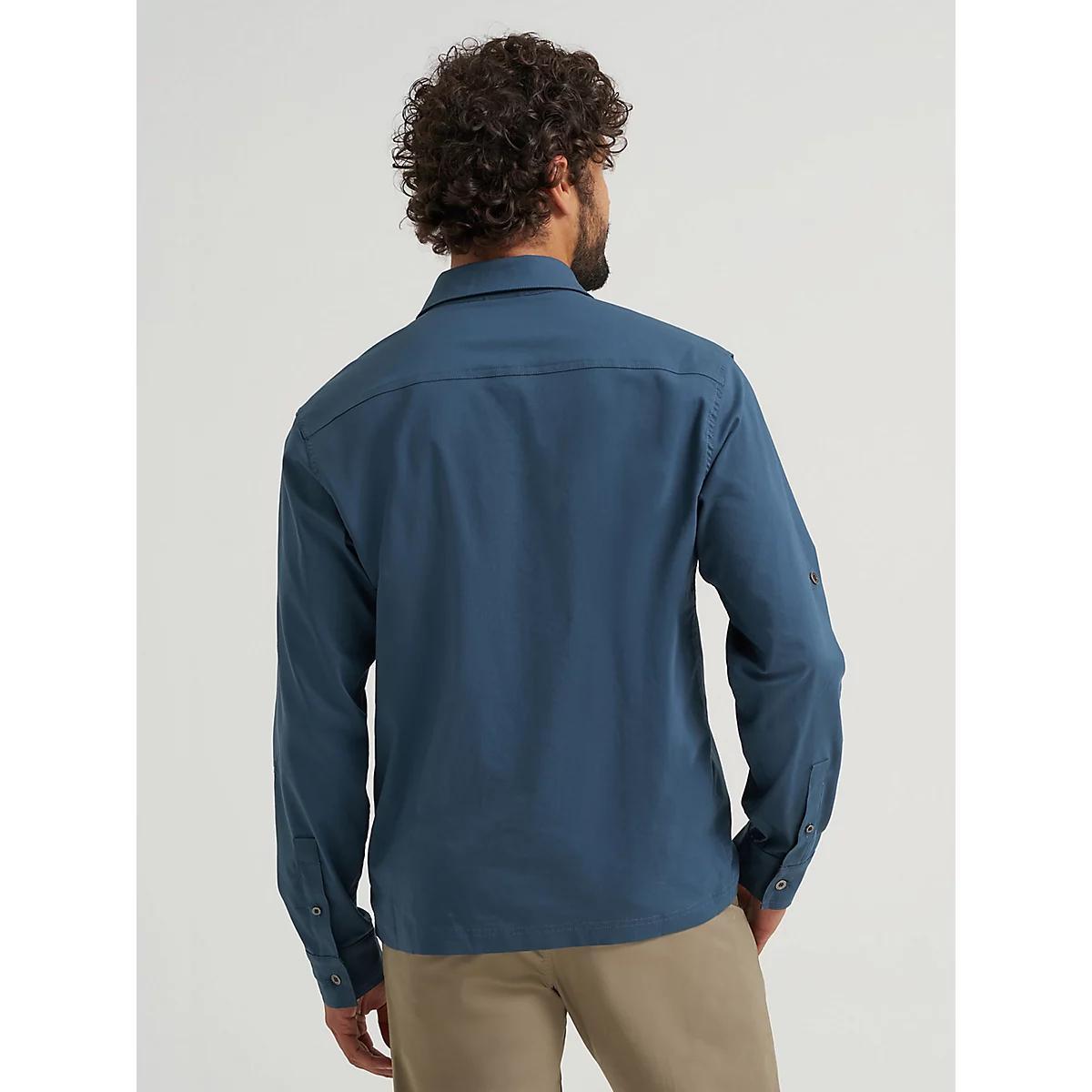 Men's Outdoor Stretch Solid Shirt | Men's SHIRTS | Wrangler® Product Image