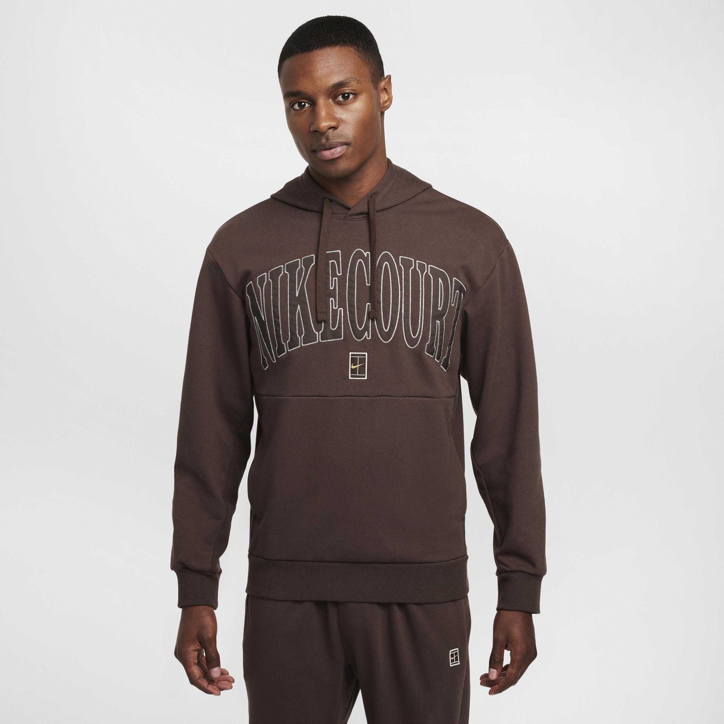 Nike Men's Court Heritage Dri-FIT Fleece Tennis Hoodie Product Image