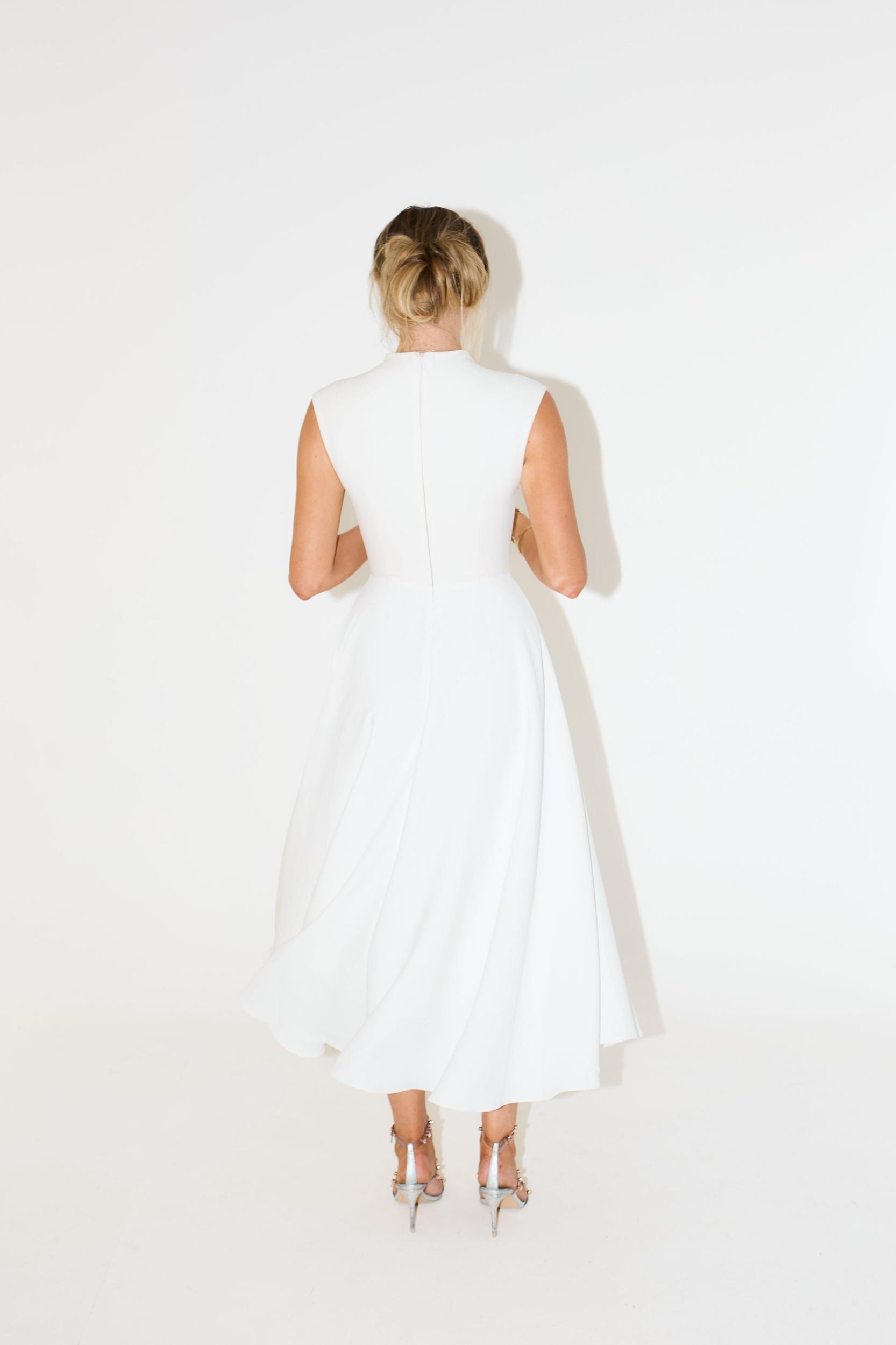 The Ultimate Muse Sleeveless High Waist Midi Dress Product Image