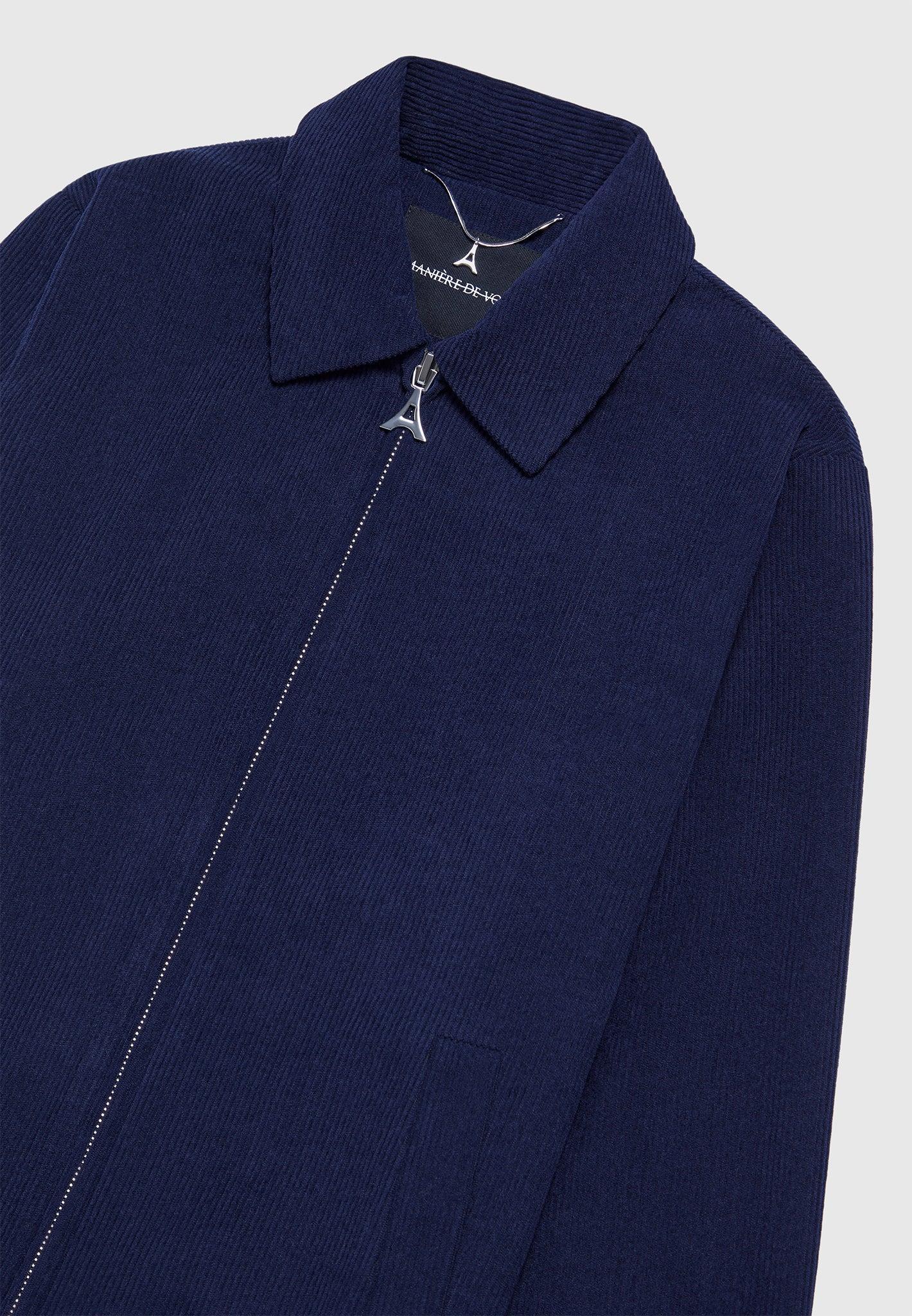 Corduroy Jacket - Navy Male Product Image