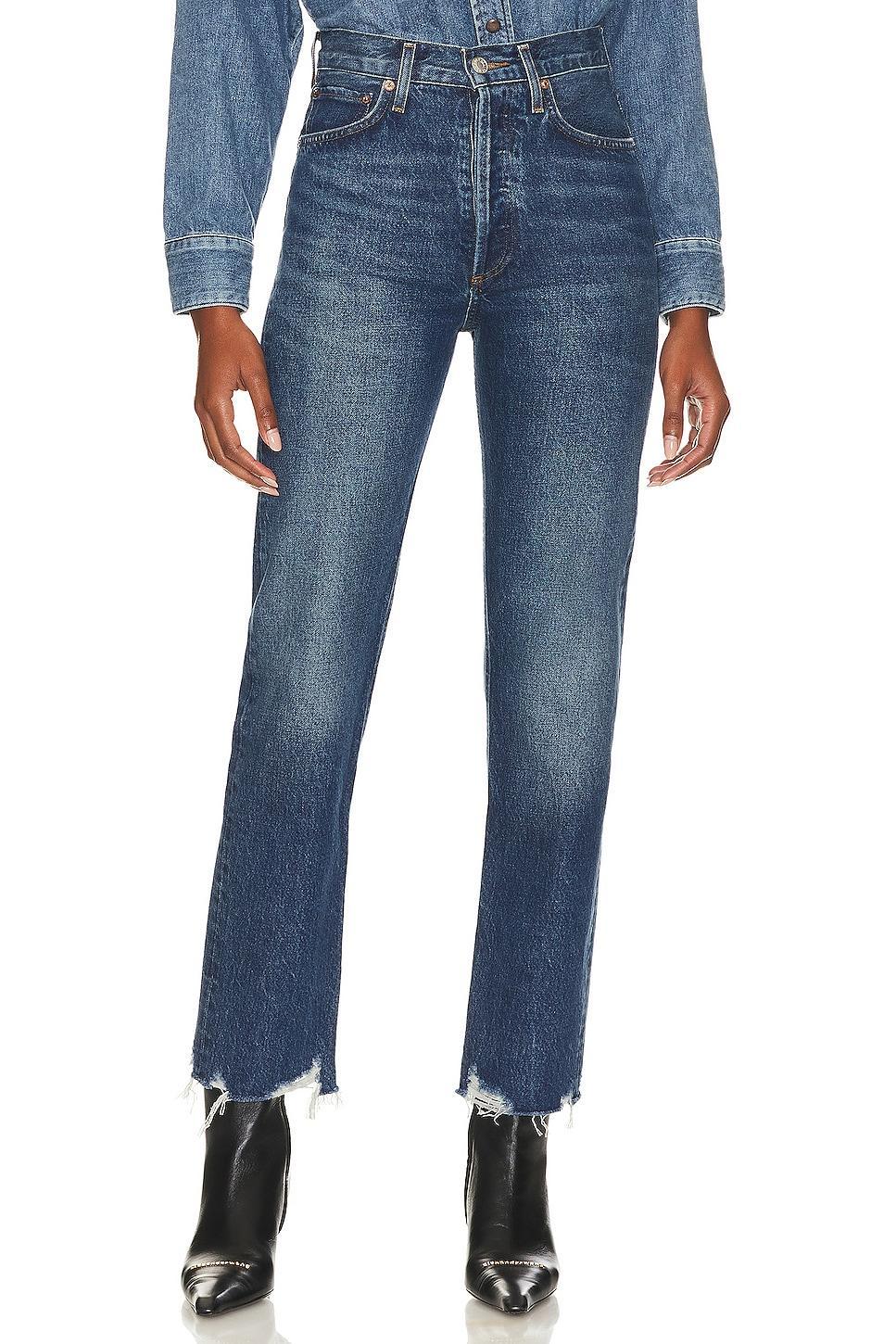 90s Pinch Waist High Rise Straight AGOLDE Product Image
