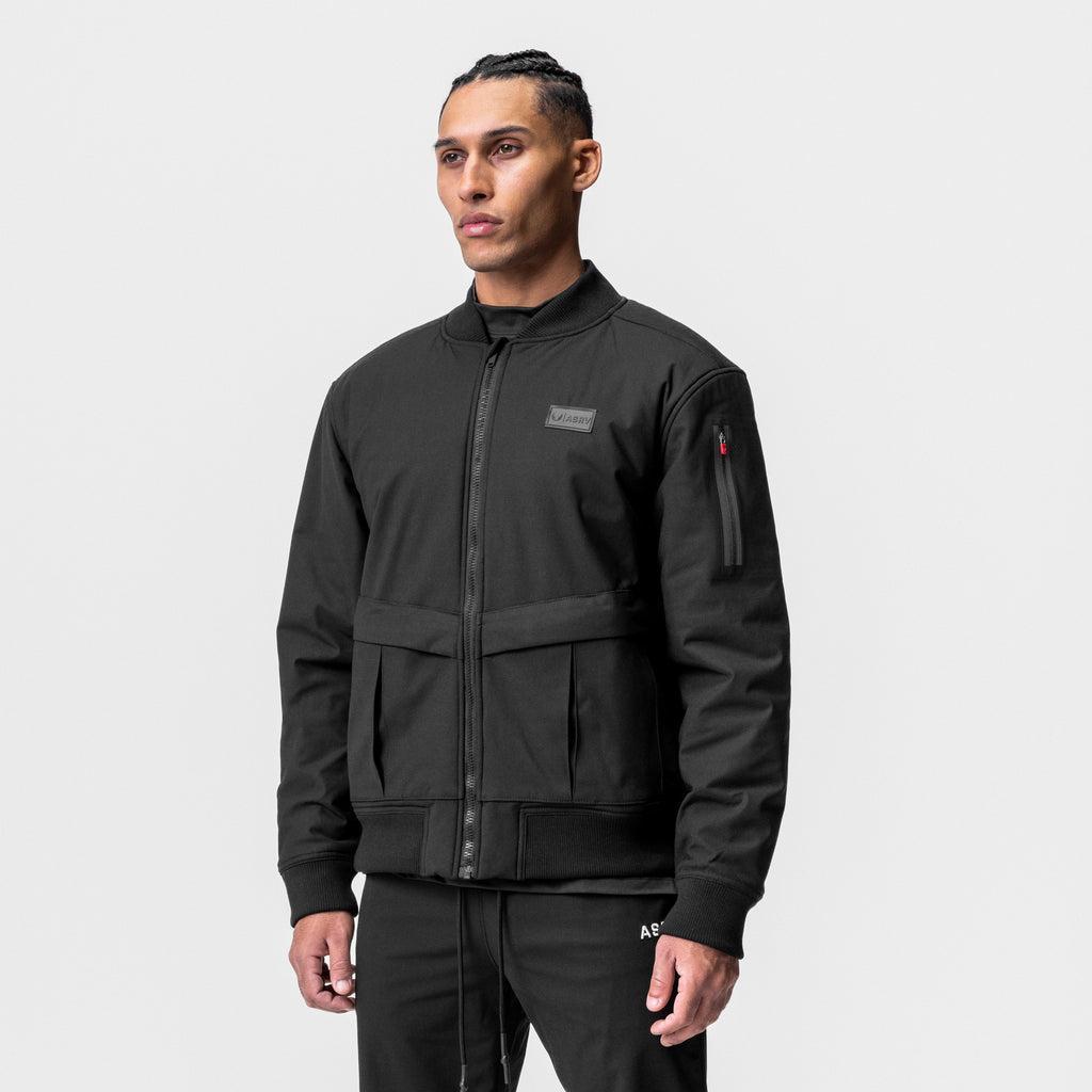 0677. Kinterra™ Weatherproof Bomber Jacket - Black Product Image