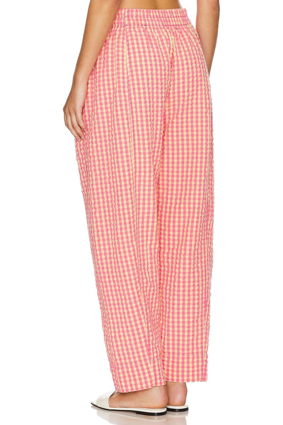 Preppy Poplin Gingham Pants Free People Product Image