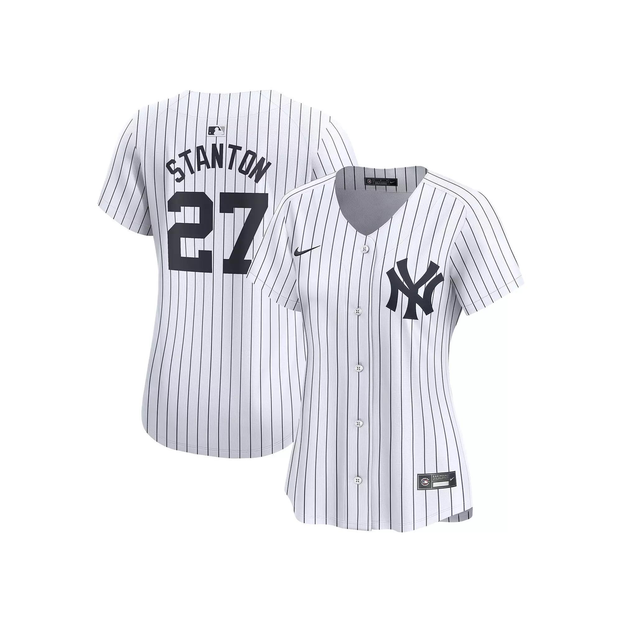 Women's Nike Giancarlo Stanton White New York Yankees Home Limited Player Jersey, Size: 2XL Product Image