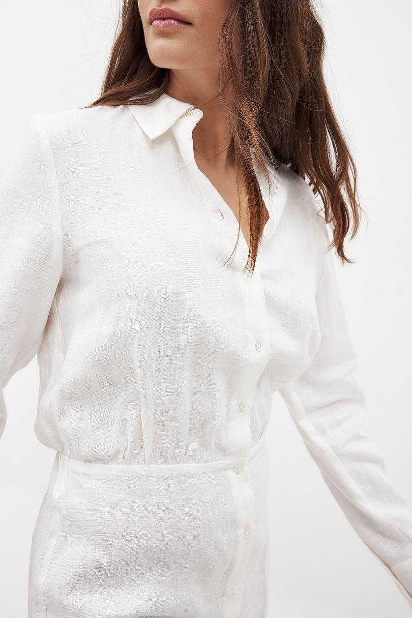 Linen Shirt Dress Product Image