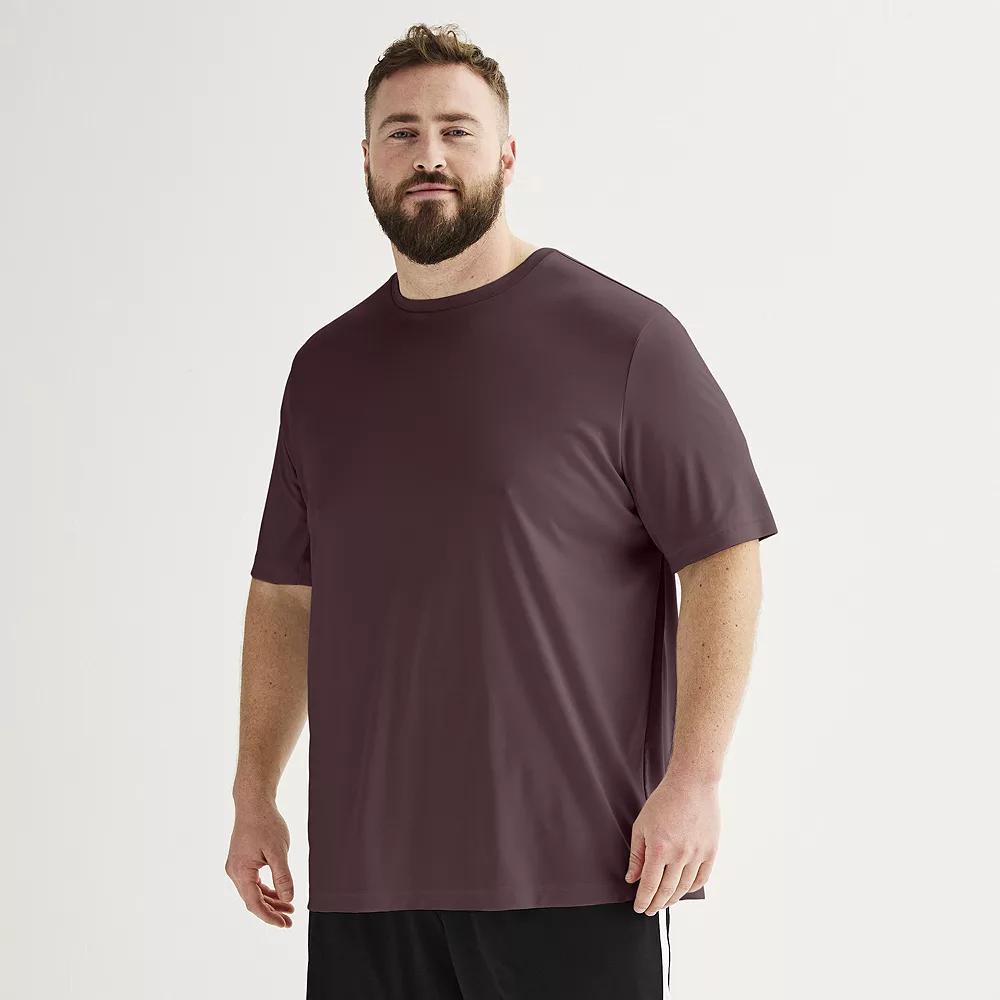 Big & Tall Tek Gear® Dry Tek Tee, Men's, Size: XL Tall, Hawk Gray Product Image