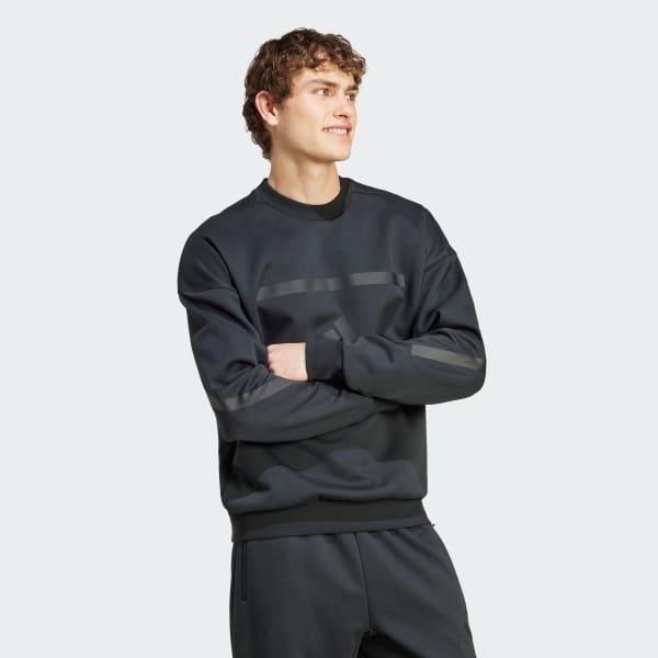 adidas New adidas Z.N.E. Sweatshirt Black XL Mens Product Image