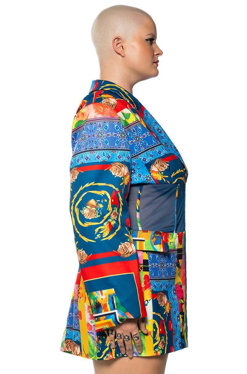 MIAMI IN THE TRAP CORSET BLAZER Product Image