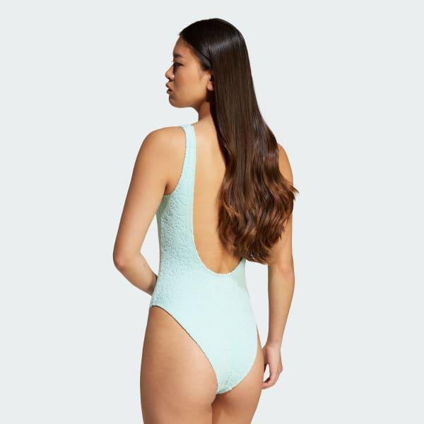 adidas Essentials Swimsuit Semi Flash Aqua 10 Womens Product Image