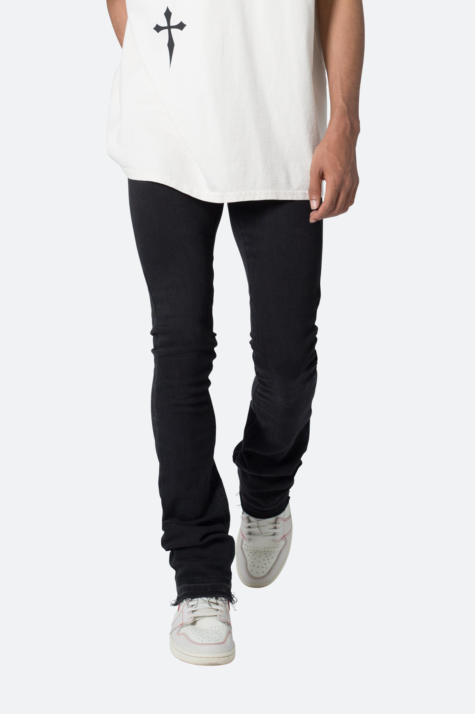 X514 Skinny Stacked Denim - Black Product Image