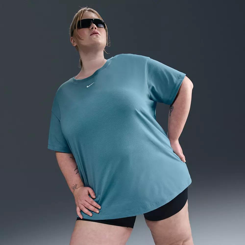 Plus Size Nike Sportswear Essential Tee, Women's, Size: 3XL, Smokey Blue Product Image