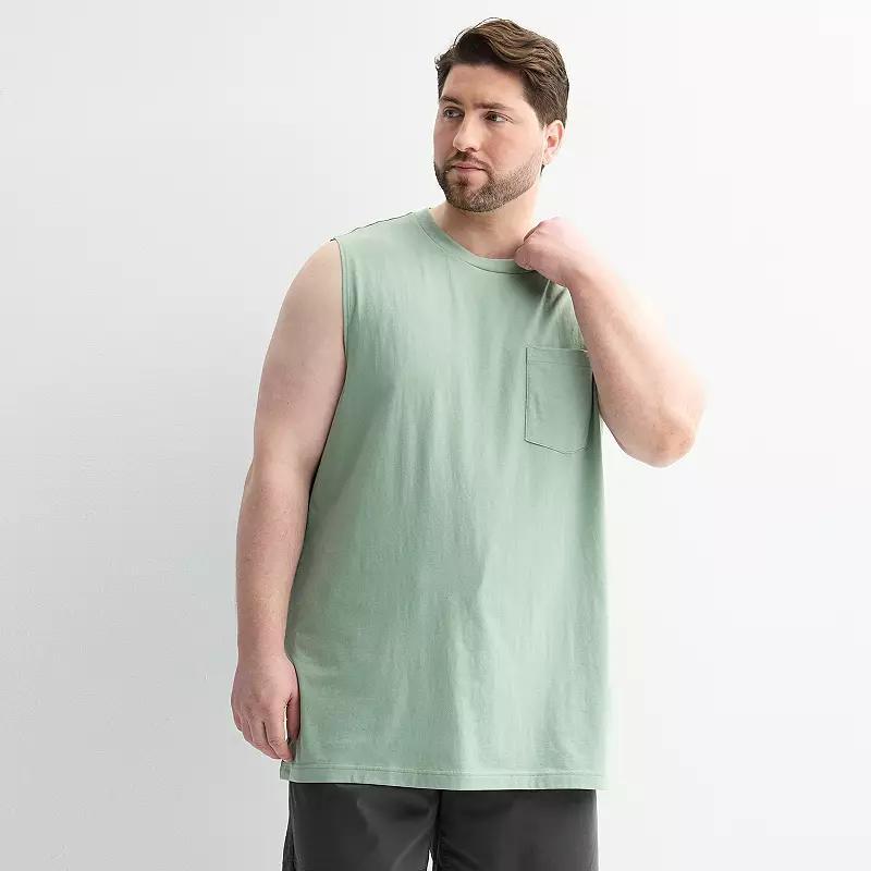 Big & Tall Sonoma Goods For Life® Muscle Tank Top, Men's, Size: 2XB, Black Product Image