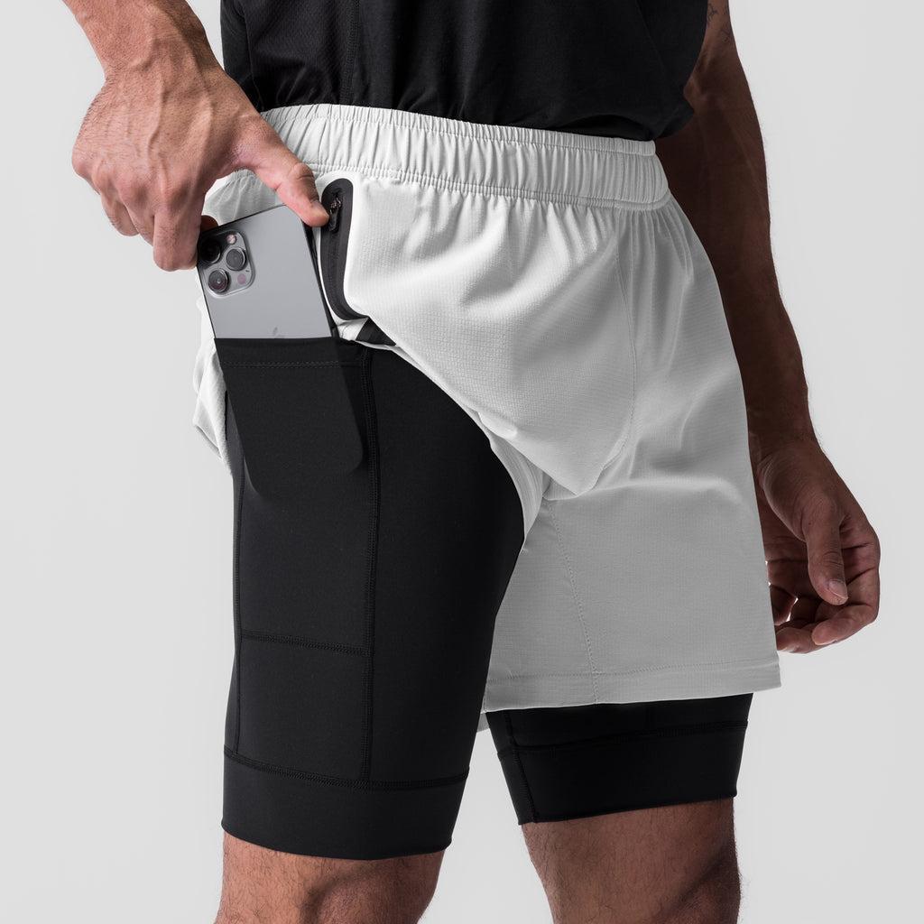 0784. Ultralite™ 6" Liner Short - White/Black Product Image