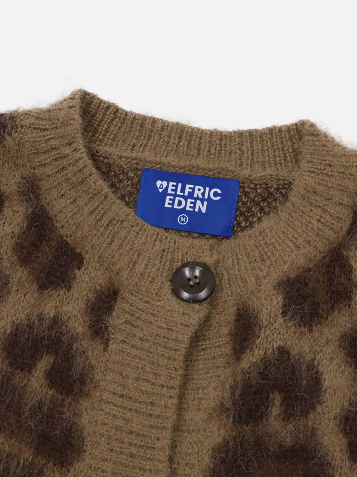 Aelfric Eden Leopard Print Cardigan Product Image