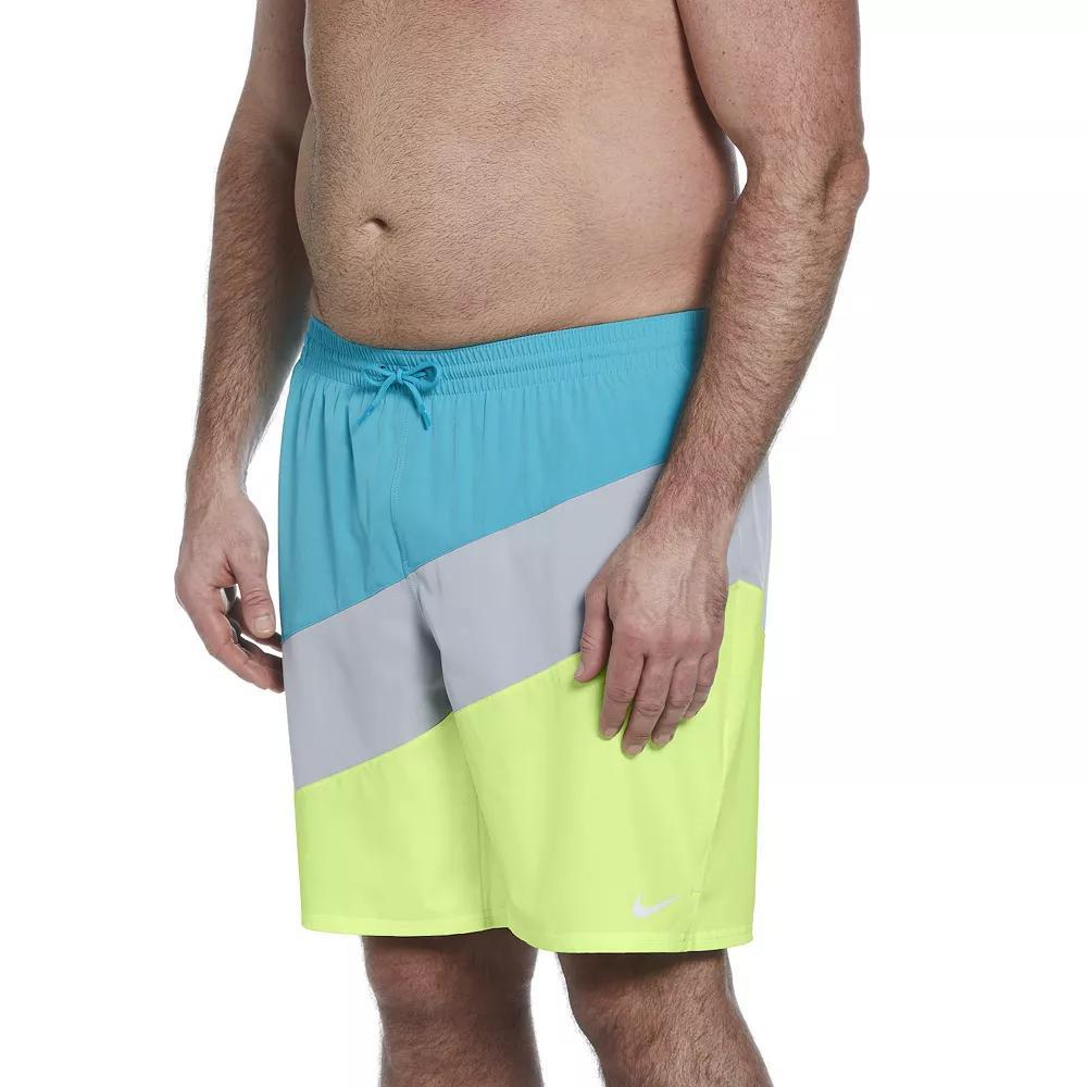 Big & Tall Nike 9-in. Color Surge Volley Swim Trunks, Mens Product Image