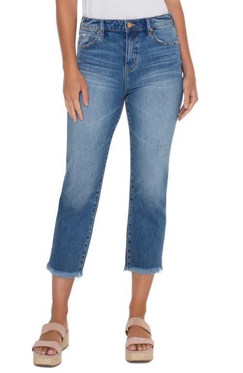 Liverpool Los Angeles Liv High-Rise Non Skinny Skinny with Fray Hem Denim Jean 25 (Barkshed) Women's Jeans Product Image