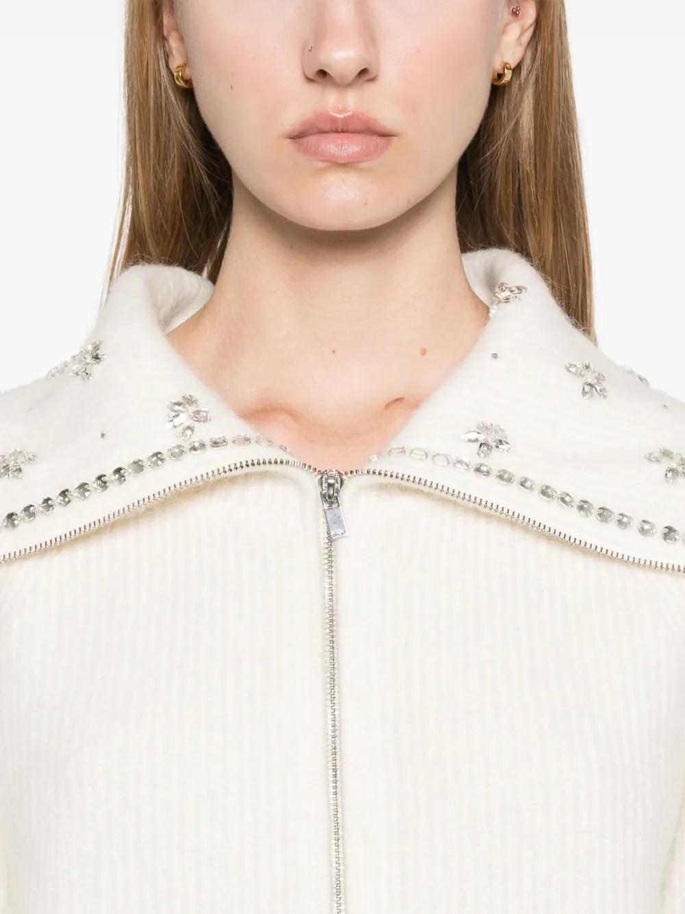 Jewellery-neck cardigan Product Image
